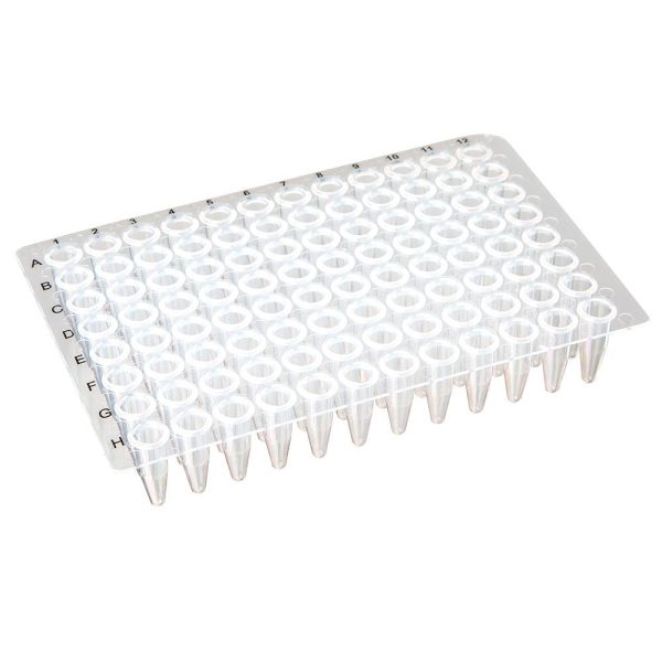 0.2mL 96-Well PCR Plate, No Skirt, Flat Top, Clear Online now