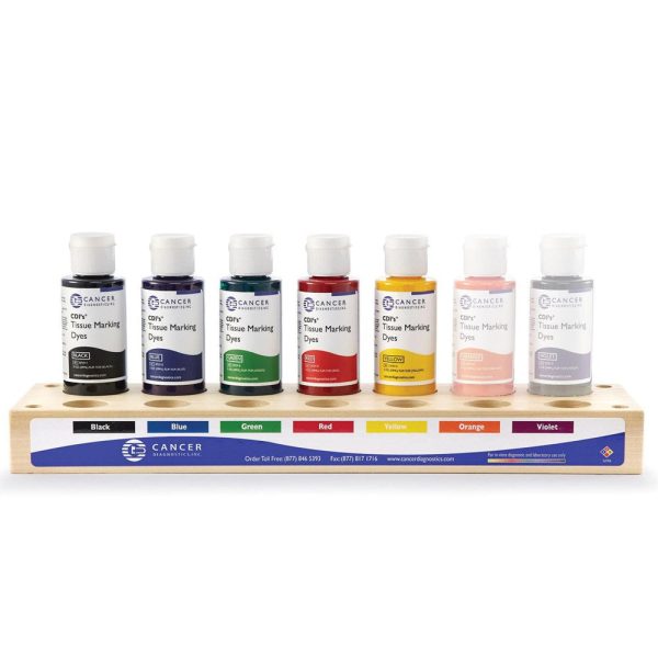 Tissue Marking Dye Kit, 5 Color, 2 Oz. Flip-Top Bottles With Holding Tray & Applicator Sticks For Discount